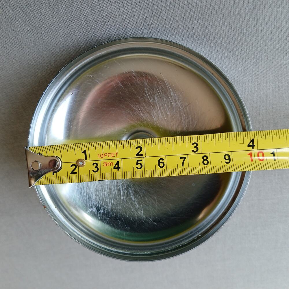 Kromex Serving Set 4" polka dot glass, lid, & 2 silver chrome plates VTG 50s MCM - Picture 7 of 16